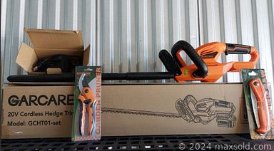 MaxSold Auction: This online auction features NIB items such as drones, smart switches, video doorbell, indoor security cameras, trail cameras, pet products, earbuds, and sports trading cards and much more!