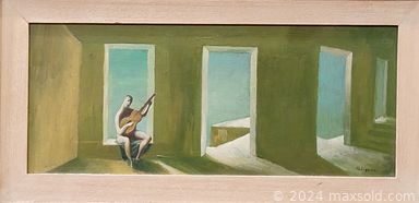 MaxSold Auction: This online auction features signed original art, Greek silver proof Olympia coins, MCM lamps, art glass, carved and painted wood masks, silverplate, crystal ware, copperware, fine china, die cast, studio pottery and much more!