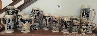 MaxSold Auction: This online auction features Ethan Allen Couch, Carved wood, Vintage Amber glass, Turn of Century Buffet, Wood cabinet, Miniature pitchers, Plated silver Collection, Bakeware, Japanese rice jar, and more!!!