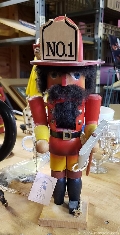 MaxSold Auction: This online auction features chairs, watches, vintage MATISSE RENOIR, collectibles, stoneware, firemen helmet, German nutcracker, memorabilia, postcards, Jason Binoculars, antique books, vintage items, firemen collectibles, saw blades, tools and much more!
