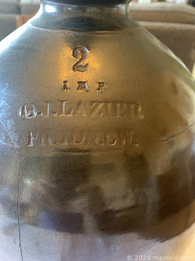 MaxSold Auction: This online auction features art pottery, vintage advertising tin, depression glass, karaoke system, vinyl records, Inuit carvings, carnival glass, antique ice skates, cobalt bottle collection, decoys, vintage postcards, sterling silver jewelry, and much, much, more!!