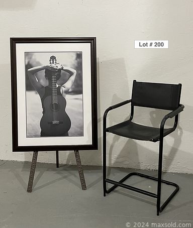 MaxSold Auction: This online auction features an African Art buffet, artwork, kitchen cabinet, Mahogany secretary cabinet, loveseat, glassware, chairs, tables, napkin holders turntable, brass lot,  Sewing Machine wheelbarrow  stainless flatware kitchen utensils, Trays candlesticks ottoman, MCM furniture, mirrors, pine wood shelves, chandelier, bathroom items, baker\'s lot and much more