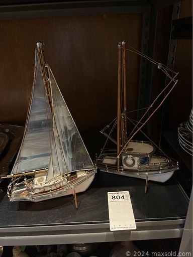 MaxSold Auction: This online auction features small kitchen appliances, wooden statue, art glass, teacup/saucer sets, Coaport dishes, Willow Tree figurines, CDs, office supplies, small kitchen appliances, yarn, rattan furniture, teak furniture, art pottery, puzzles, silver & costume jewelry, sewing machine, vanity, desk, vintage trunks, tub chairs, Royal Doulton figurines, and much, much, more!!!