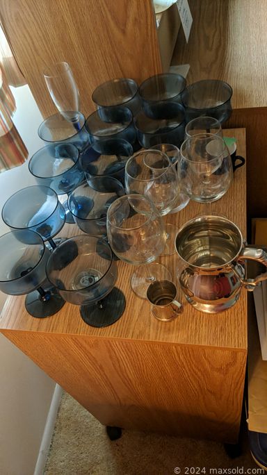 MaxSold Auction: This online auction includes wall art, silver plate, sterling and 14k gold jewelry, Lenox, furniture such as wooden table with chairs, wingback chair, sofa, and antique dresser, Christmas decor, CDs, Sony stereo, small kitchen appliances, records, and much more!