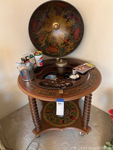 MaxSold Auction: This online auction features collectible cottages, TV, flatware, pet products, small kitchen appliances, glass insulators, globe bar, home health aids, grandfather clock, office supplies, sewing machine, lingerie dresser, antique seltzer bottles, oil lamps, and much more!!