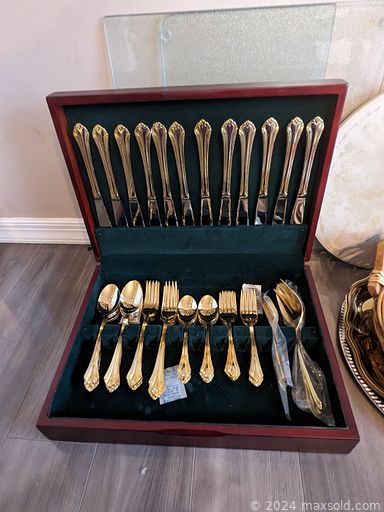 MaxSold Auction: This online auction features yard tools, office supplies, power & hand tools, paint supplies, area rug, small kitchen appliances, professional hair care, vintage dry sink, Precious Moments, TV, fitness gear, pet products, and much more!