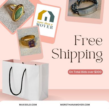 MaxSold Auction: This online auction features vintage jewelry, vintage hair accessories, vintage charms, vintage watches, silver jewelry, jewelry display & storage, outerwear, vintage perfume, vintage designer clothes, women’s shoes, vintage leather purses, and much, much, more!!!n