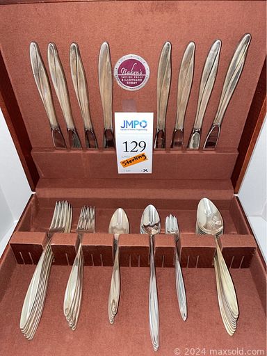 MaxSold Auction: This online auction features art glass, sake cups, MCM floating cabinet set, nutcrackers, vinyl records, metal leaf sculpture, carved wood screen, glass top tables, MCM stereo console, TVs, decanters, planter pots, small kitchen appliances, office supplies, swivel chairs, chrome drink carts, Denmark plate collection, starburst mirror, power & hand tools, Superior safe, Le Creuset, perfume bottles, vintage sewing machine, belt buckles, and much, much, more!!!