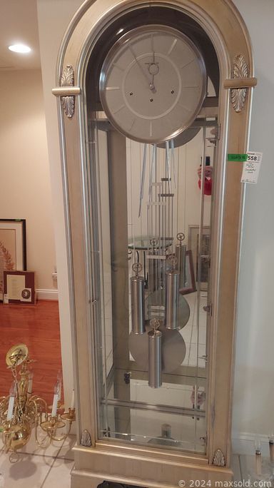 MaxSold Auction: This online auction features furniture such as Thomasville dresser, nightstands, king bedframe, tables and more, Roland piano, Howard Miller glass grandfather clock, lighting fixtures, wall art, decor, books, lamps, kitchenware, rugs, electronics and more!