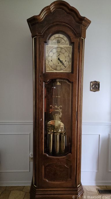 MaxSold Auction: This online auction features bike, garden art, grandfather clock, crystal Goebel figurines, art glass, stereo components, vinyl records, tea cart, collector plates, vintage ginger jars, area rugs, small kitchen appliances, carved wood desk, hiking & camping gear, office supplies, sewing notions, crocks, Delft collectibles, sewing machine, fitness gear, exercise equipment, patio furniture, planters, chest freezer, yard tools, hand tools, lawnmower, and much, much, more!