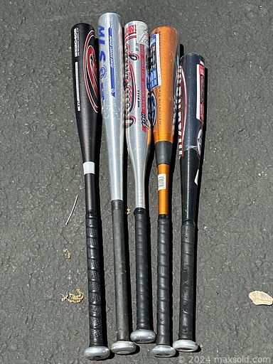 MaxSold Auction: This auction features Sport Socks, Jump Ropes,  Football Blocking Dummies, Soccer Gear, Cleats, Pitcher Targets, Baseball Caps, Baseballs, Softballs, Volleyballs, Practice Jerseys,  Aluminum Bats, Shin Guards,  Baseball Gloves,  Equipment Bags, Catcher Pads and much much more!