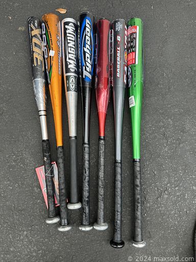 MaxSold Auction: This online auction features non-logo baseball caps, logo baseball caps & visors, aluminum bats, new soccer shin guards, new baseball socks, new gloves, new softballs & baseballs, new batting helmets, new catcher’s helmets, and more!