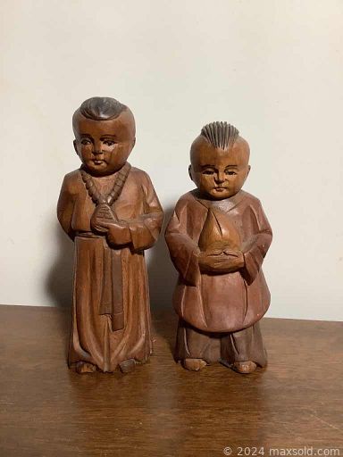 MaxSold Auction: This online auction features Tansu chests, Ames Aire chairs, toys, Sunka game boards, carvings, African masks, art pottery, vintage desk, barware, rugs, primitive drum, blanket chest, Square Rigger model ship, sewing side table, miniature decorative table screen, vintage textiles and much more!