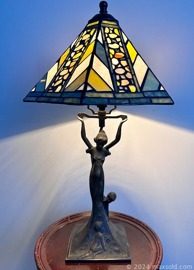 MaxSold Auction: This auction features Lamps, Original Paintings, Tea Cups, Decanters, Stained Glass, Figurines, Coke Cooler, MCM Glass, Chess Set, Wall Decor, Coin Shape Bank, Uranium Glass Bowl, Vintage Phone, Cocktail Shakers, Christmas Ornaments, Head Planter, Molson Pub Sign and much much more!