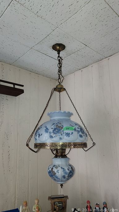 MaxSold Auction: This online auction features garden statues, roll top desk, Longaberger baskets, cookie jar, vintage postcards, computer desk, printer, hanging globe lamp, Willow Tree figures, sewing machine, refrigerator/freezer, small kitchen appliances, collectible plates, dry sinks, Royal Copenhagen plates, Snowbabies figurines, Snowmen collection, cobalt blue collection, depression glass, yard tools, costume jewelry, gold jewelry, sterling silver jewelry, antique piano, power & hand tools, vintage oil lamps, cast iron banks, washer, dryer, and much more!