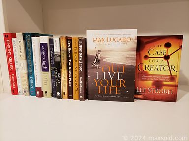 MaxSold Auction: This Charity/Fundraising Online Auction features Coca-Cola collectibles, vintage violin, comics, vintage books, jewelry, sports trading cards, vinyl records, Peter Max pop art posters, games, cottage miniatures, home electronics, Elvis collectibles, vintage mantel clocks, power tools, and much more!!