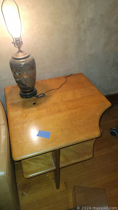 MaxSold Auction: This online auction features Franciscan china set, depression glass, Russel Wright dishware, Haywood Wakefield furniture, small kitchen appliance, cat figurines, state souvenirs, Hummel plates, art pottery, craft stamp supplies, Asian-inspired ceramics, office supplies, Lladro figurines, office electronics, pet products, toys, sewing machine, puzzles, games, scrapbooking supplies, outdoor furniture, riding mower, wood play set, window AC units, TV, upright piano and much more!