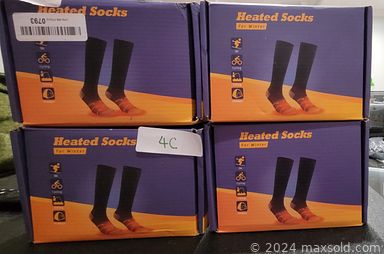 MaxSold Auction: This online auction features heated socks and gloves.