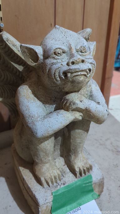 MaxSold Auction: This online auction features vintage biscuit tins, Bunnykins, Majolica jardinieres, vintage McCoy pottery, vintage brass inkwells, art pottery, wood carvings, Fiestaware, teacup/saucer sets, Cranberry glass, stone carving,  Fenton glass, nesting dolls, small kitchen appliances, antique settee, secretary desks,  wooden trunk, antique sewing machine, sofa bed, cast iron toy, Satsuma vase, Royal Doulton figurine, sports trading cards, antique brass oil lamp, vintage tools, garden art, coins, yard tools, hand tools, and much, much, more!!!