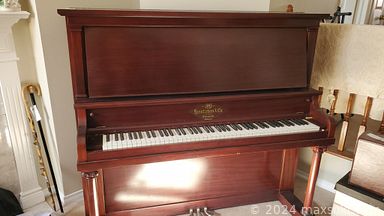 MaxSold Auction: This online features a Vintage music cabinet, Vintage dresser with mirror, China cabinet, dining buffet, LazyBoy Luxury-Lift, Animal figurines, light fixture, glassware, teacups, bar fridge, cutlery, Russian Tapestry, mandolin and much more!