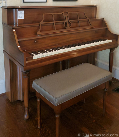 MaxSold Auction: This online auction features area rugs, Fiesta ware, small kitchen appliances, live plant, upright piano, John Guernsey art, women’s clothing, costume jewelry, TV, vintage Denmark desk chairs, exercise equipment, ceramic face mask, blue & white pottery, patio furniture, wicker chairs, dollhouse, art glass, and much, much, more!!!