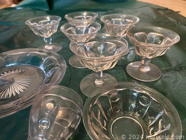 MaxSold Auction: This online auction includes furniture such as chairs, rolling shelf, wood chair, kitchen table, Bassett TV stand, gaming stand and others, kitchenware, small kitchen appliances, Royal Worcester and other china, tools, hardware, Norman Rockwell plates, vintage sewing supplies, knitting supplies, glassware, Mytek fan, seasonal decor, antique lantern, antique bells, cabinet doors, vinyl records, Lionel train track set, curtain stretcher and much more!