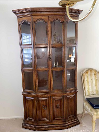 MaxSold Auction: This online auction features Accent Cabinet, Sofa With Accent Pillows, Coffee Table, Vintage Chairs, Heritage China Cabinet, Sterling Salt and Pepper Shakers, Luggage, Microwave And Cookbooks, Schwinn Stationary Bike, Storage Shelf, Bunk Bed and much more!