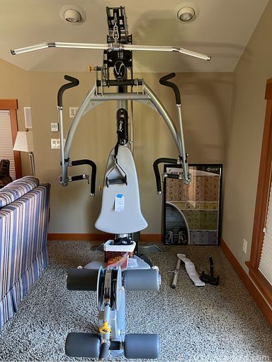 MaxSold Auction: This online auction features Hoist home gym, Elton Bennett signed serigraphs, wood carving, golf clubs & accessories, power & hand tools, chest freezer, binoculars, Willow Tree nativity, cedar chest, NIB security camera, fitness gear, art glass, sewing machine, Bear Foots collectibles, small kitchen appliances, games, DVDs, printer, camping gear, massage table, gardening supplies, office supplies, solar lights, home health aids, and much, much, more!!!