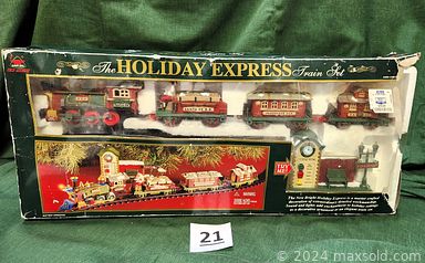 MaxSold Auction: This Charity/Fundraising Online Auction features cherub  & angel collection, Holiday Express train set, Lenox Disney thimble  & spice jar sets, TV, vinyl records, games, Elvis collectibles, and much more!