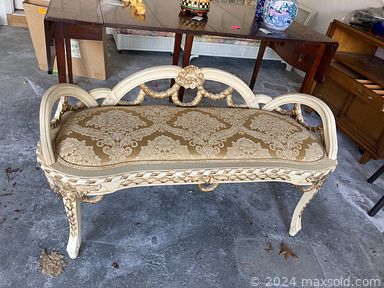 MaxSold Auction: This online auction includes furniture such as a wicker patio set, bistro set, display cabinet, vintage desk, file cabinet, dining table, chairs, bedframes, dresser, coffee table, recliner, dry bar, dining chairs and others, crystal barware, kitchenware, small kitchen appliances, silverplate, Waterford, mirror, wall art, candles, lamps and shades, clocks, jewelry, accessories, bags, planters, ceramics, office supplies, rugs, cleaning supplies, George Foreman grill, Beatrix Potter books, toys, Christmas and other seasonal decor, dehumidifier, exercise equipment and many more!