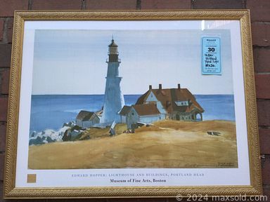 MaxSold Auction: This online auction features vintage jewelry, watches, folding bar cart, vintage hanging baskets, rolling platforms, cameras, crocks, ladders, Hallmark ornaments, Folk Art cabinet, vintage bottles, vintage cookie cutters, Pfaltzgraff stoneware, vintage beach chairs, Mary Gregory lamps, art glass, art pottery, buttons, vintage office supplies, Jill Gill prints, and much, much, more!!!