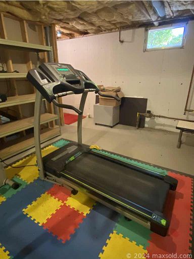 MaxSold Auction: This online auction features items like a table, a treadmill, shelving units, bookcases, a high chair, electronics, dishware, candle holder, baskets, a couch, and piano, dresser, drawers, doll house,  work table, tools, camera, filing cabinet and much more!