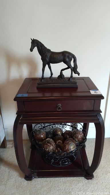 MaxSold Auction: This online auction features Bassett bedroom furniture, Jack Vettriano artwork, collector plates, wicker furniture, area rugs, power, hand & yard tools, garden art, desks, vacuums, office equipment, exercise equipment, Chinese dolls, TVs, metal shelving units, freestanding bar & stools, and much, much, more!!