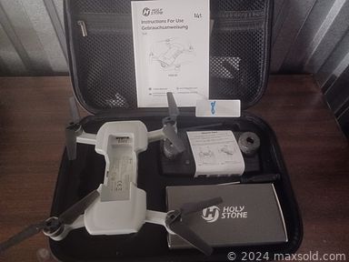 MaxSold Auction: This online auction features hand warmers, heated socks, Holy Stone drone, wireless earbuds, tablets, MP3 player, Bluetooth toques, mini chainsaw, dash cameras, projector, 3d pen, heated vest, USB C5 converter, Slonik headlamps, fitness trackers and much more!