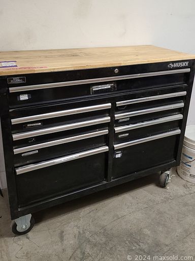 MaxSold Auction: This online auction features Upright Freezer, DVDs, Secretary Desk, Quilt, Small Kitchen Appliances, Power & Hand Tools, Office Supplies, Golf Clubs, Sports Equipment, Vintage Wringer Washer, Garden Tools, Lawnmower, Fishing Gear, Garden Tractor, Portable Sauna, Washer & Dryer, Wheeled Toolboxes and much more!