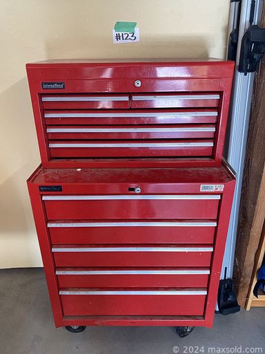 MaxSold Auction: This online auction features vintage bamboo furniture, TV, computer desk, leather recliners, teacup/saucer sets, manual lawnmower, yard tools, BBQ grill, power & hand tools, rolling tool chest, golf clubs, and much, much, more!!!