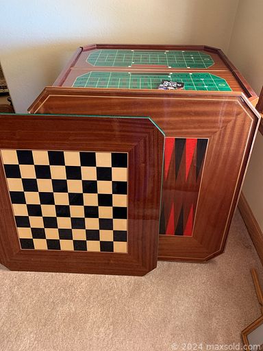 MaxSold Auction: This online auction features brass clock table, Lladro figurines, vintage Pyrex, office supplies, roll top desk, craft supplies, printers, binoculars, cameras, collector plates & spoons, Precious Moments figurines, washstand, art glass, Western-themed collectibles, vintage McCoy, art pottery, small kitchen appliances, leather recliners, TVs, vintage doll house & accessories,  power tools, toys, safe, yarn, costume jewelry, puzzles, accordion, mini shoe collection, and much more!!!