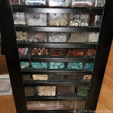 MaxSold Auction: This online auction features jewelry, ceramic plaques, Lefton, Norcrest and other figurines, vintage MCM side table, stackable chairs, linens, Memorex travel speaker, yard tools, lighting, kitchenware, jewelry-making supplies, brass items, costume jewelry, kitchen table set, office chair, Gardena pattern formal dining china set and much more!