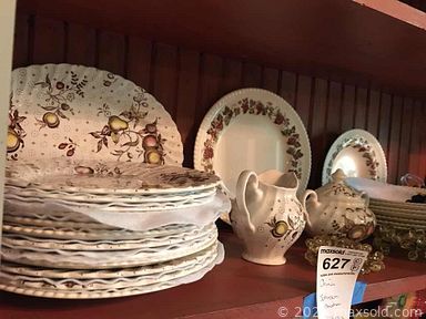 MaxSold Auction: This online auction features a shop vac, vacuums, workshop tools, lawnmower, camping gear, kitchenware, small kitchen appliances, seasonal decor, sconces, wall art, faux plants, ladies\' shoes, clothing, Halloween costumes, sports equipment, Bachman train set, Jim Shore, costume jewelry, accessories, furniture such as a sewing machine table, wicker tables, chairs, kids chair, china cabinets, loveseat, Bombay table and much more!