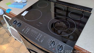 MaxSold Auction: This online auction features display cabinets,  puzzles, men’s jackets, Hummels, toys, costume jewelry, office supplies, cobalt blue glassware, refrigerator, barware, antique flow blue china, small kitchen appliances, photography gear, thimble collection, vinyl records, doll furniture, collectible houses, electric organ, printer, desk, stamps, computer peripherals, exercise equipment, comics, and much more!