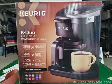 MaxSold Auction: This online auction features NIB items such as small kitchen appliances, shredder, Christmas string lights, space heaters and much more!