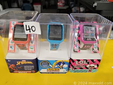 MaxSold Auction: This online auction features NIB items such as space heaters, heated apparel, kids\' digital watches, small kitchen appliances, home security camera, phone cases and much more!