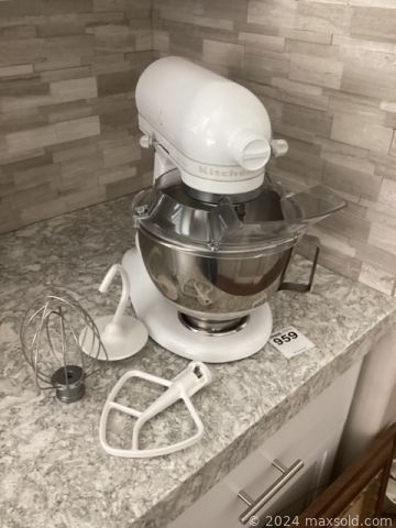 MaxSold Auction: This online auction features small kitchen appliances, decorative platters, metal headboards, table lamps, men’s clothing, ties, desk, area rug, Ethan Allen furniture, yard art, and more!