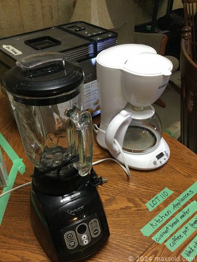 MaxSold Auction: This online auction features fabric, sewing supplies, yarn, small kitchen appliances, stained glass panel, exercise equipment, fitness gear, craft supplies, hardware, upright freezer, teacup/saucer sets, barstools, glass top tables, power lift chair, Cricut cutter & accessories, rolltop desk, Meilink safe, office equipment, jewellery making supplies, scrapbooking supplies, costume jewelry, gardening supplies, patio furniture, and more!