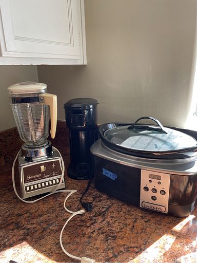 MaxSold Auction: This online auction features furniture such as an Art Deco style chair, wood side table, rattan storage, dining table set, leather rocking recliner, vanity, dresser, filing cabinet, reproduction Craftsman secretary, wood chair, wood desk and others, Epson printer, rugs, photo frames placemats, kitchen supplies, bathroom items, planters, vacuums, poster paper, books, standing freezer, paint supplies, brassware, glassware, smoker and much more!