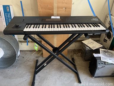 MaxSold Auction: This online auction features small kitchen appliances, refrigerator, vintage magazines, stereo components, TV, Disney collectibles, vintage B&W photos, keyboards, CDs, speakers, printers, office supplies, exercise equipment, fitness gear, sleigh bedframe, men’s clothing & shoes, costume jewelry, amps, yard tools, washer, dryer, vinyl records, patio furniture, and much, much, more!!!