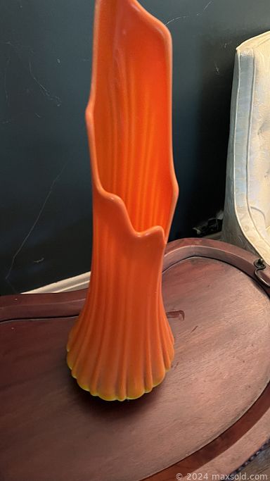 MaxSold Auction: This online auction features furniture such as wood filing cabinet, dresser, Mahogany Vitrine, parkour chair, upholstered couch, wing back chairs. Trestle table and server table. Also includes full size bed, blanker holder, cherry chair, shelving unit bookcase, curio cabinet, snack tables, ladder back chairs and glass table. Includes Black & Decker saw horses, pottery vases, DVD collection, book collection, glass vase trumpet and much more!