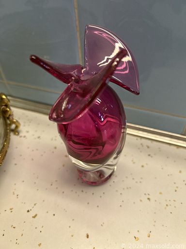 MaxSold Auction: This online auction features antique sewing cabinet, TV, cedar chest, Quebec lamp, desk & chair, jewelry, watches, art glass, vanity, printer, Beatrix Potter figures, perfume bottles, art pottery, collectible animal figures, humidor,  cuckoo clock, Indigenous art, 	Danish blue Holiday plates, Royal Doulton Tobys &  figurines, collectible spoons & plates, hand tools, teacup/saucer sets, vintage organ, Cranberry glass, upright freezer, sterling silver jewelry, and much, much, more!!!