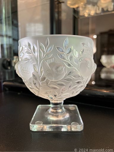 MaxSold Auction: This online auction features Lalique items including glass art, vases, perfume bottles, collector plates, and Waterford glasses, Royal Albert tea set, Wedgwood collection, teacup/saucer sets, decanter set, M. Keane collector plate, Lladro figurines, Hummels, Capodimonte, barware, small kitchen appliances, antique mandolin, commemorative coins, garden art, leather furniture, designer watches, vinyl records, sewing machine, pet products, women’s clothing, TV, fire pit, patio furniture and much more!