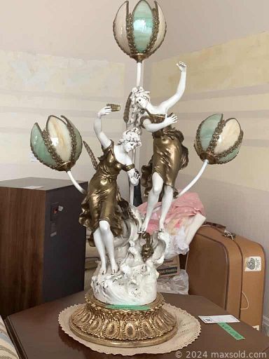 MaxSold Auction: This online auction features Limoges, fine china, Italian ceramics, crystal ware, furniture such as sectionals, porcelain tile top dining table, hall table, and massaging recliner, dishware, signed wall art, Technics speakers, lamps, kitchenware, chandeliers, Magic Chef refrigerator and much more!